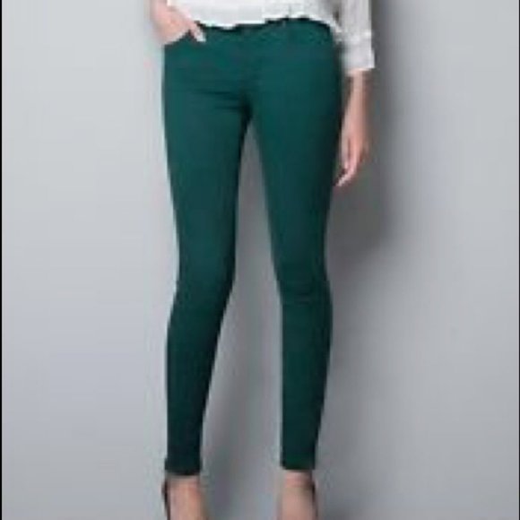 Zara Denim - Zara Green Jeans- HOST PICK